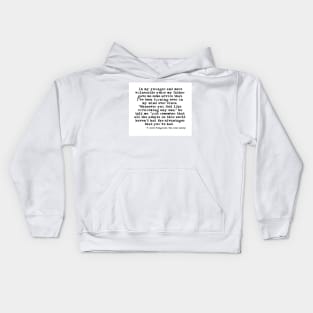 In my younger and more vulnerable years - F Scott Fitzgerald Kids Hoodie